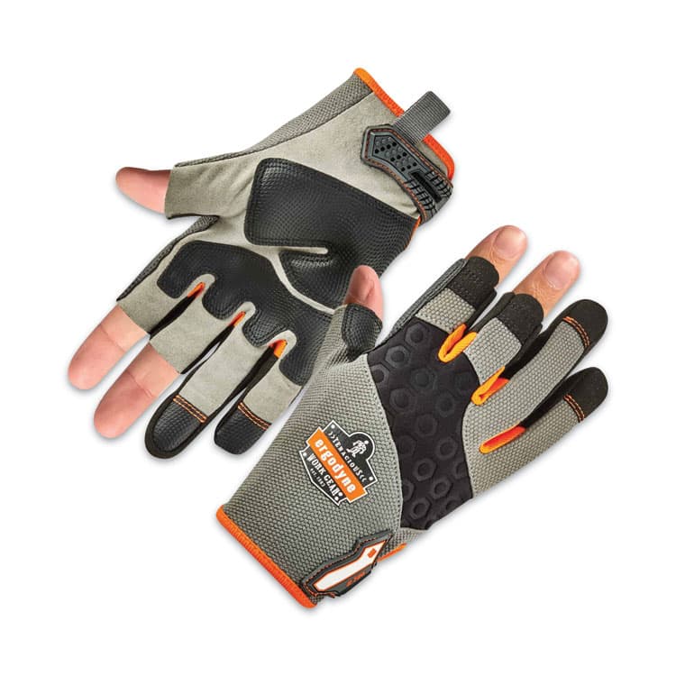 ERGODYNE CORPORATION ProFlex 720 Heavy-Duty Framing Gloves, 9" Long, XX-Large, Gray, Pair (EGO17116)