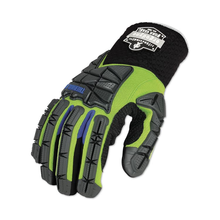 ERGODYNE CORPORATION ProFlex 925WP Performance Dorsal Impact-Reducing Thermal Waterproof Gloves, EN388: 3323XP, XX-Large, Black/Lime, Pair (EGO18106) thumbnail 4