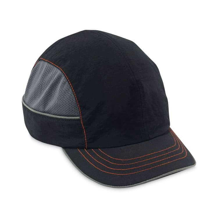 ERGODYNE CORPORATION Skullerz 8950XL XL Bump Cap Hat, Short Brim, Black (EGO23346)