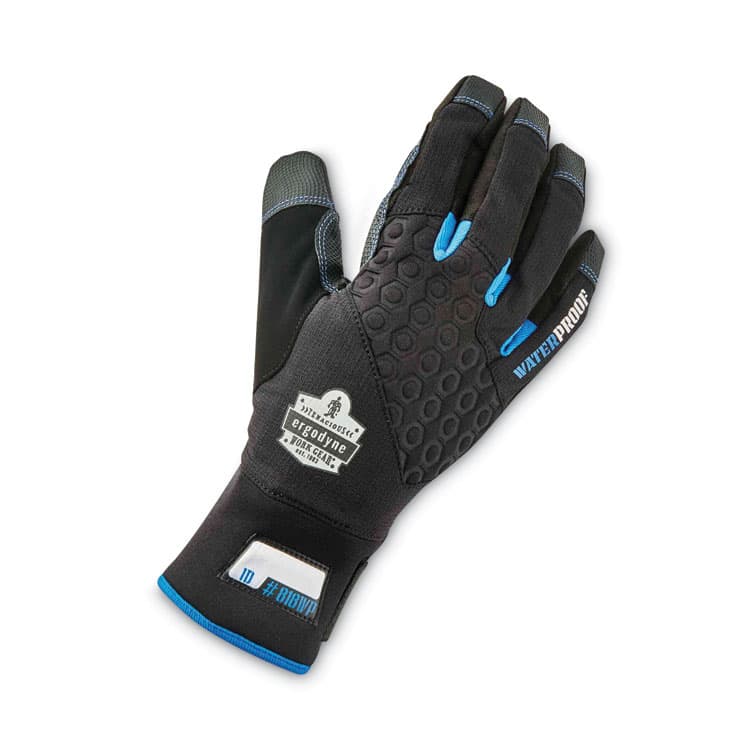 ERGODYNE CORPORATION ProFlex 818WP Thermal WP Gloves with Tena-Grip, EN388: 3423X, 9" Long, X-Large, Black, Pair (EGO17385) thumbnail 4