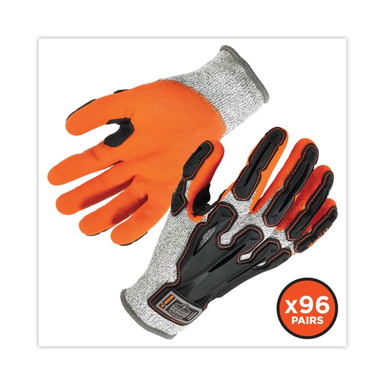 ERGODYNE CORPORATION ProFlex 922CR Nitrile Coated Cut-Resistant Gloves, EN388: 4442CP, Medium, Gray, 96 Pairs/Carton (EGO17583) thumbnail 3