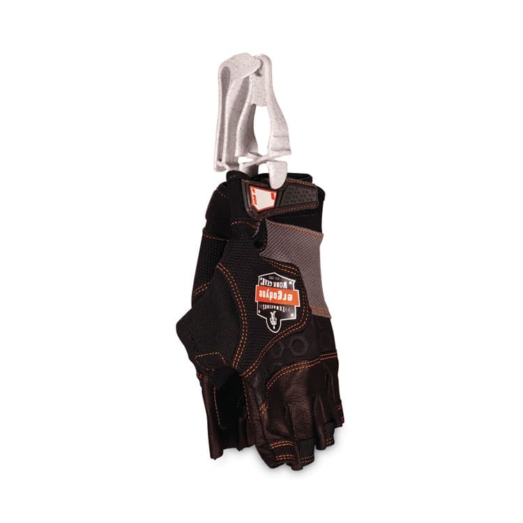 ERGODYNE CORPORATION ProFlex 901 Half-Finger Leather Impact Gloves, EN388: 3122X, Medium, Black, Pair (EGO17783) thumbnail 3