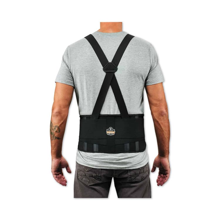 ERGODYNE CORPORATION ProFlex 1625 Elastic Back Support Brace, 4X-Large, 52" to 58" Waist, Black (EGO11118) thumbnail 3