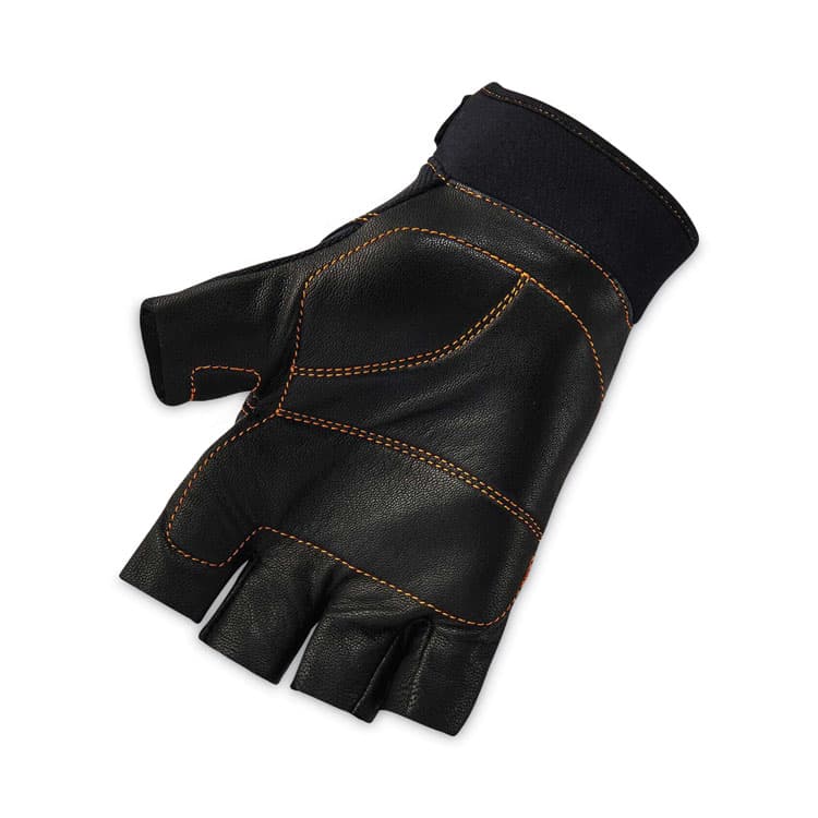 ERGODYNE CORPORATION ProFlex 901 Half-Finger Leather Impact Gloves, EN388: 3122X, Medium, Black, Pair (EGO17783) thumbnail 4