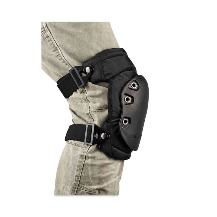 ERGODYNE CORPORATION ProFlex 435 Hinged Gel Knee Pad With Buckles, Hard Cap, Buckle Closure, One Size Fits Most, Black, Pair (EGO18435) thumbnail 3