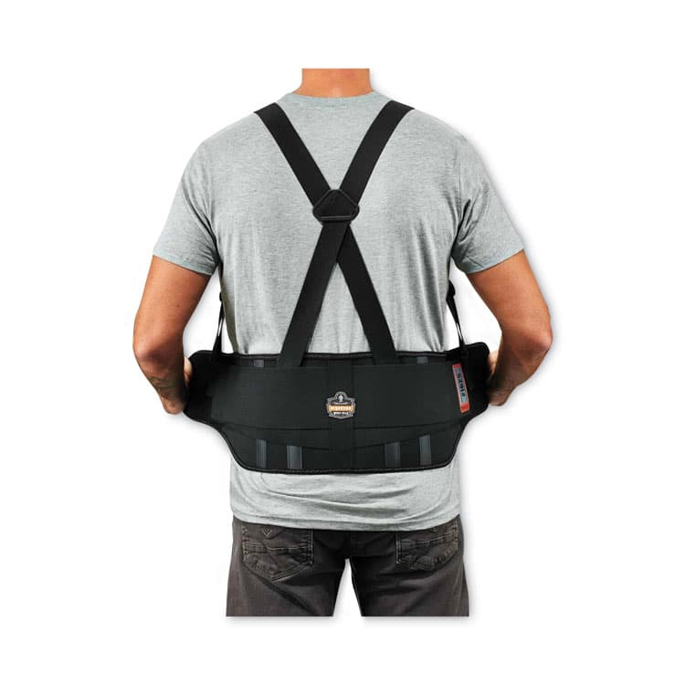 ERGODYNE CORPORATION ProFlex 1625 Elastic Back Support Brace, Small, 25" to 30" Waist, Black (EGO11112) thumbnail 3