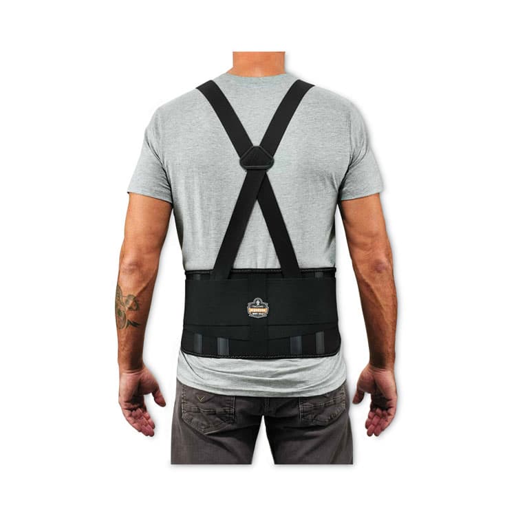 ERGODYNE CORPORATION ProFlex 1625 Elastic Back Support Brace, Small, 25" to 30" Waist, Black (EGO11112) thumbnail 4