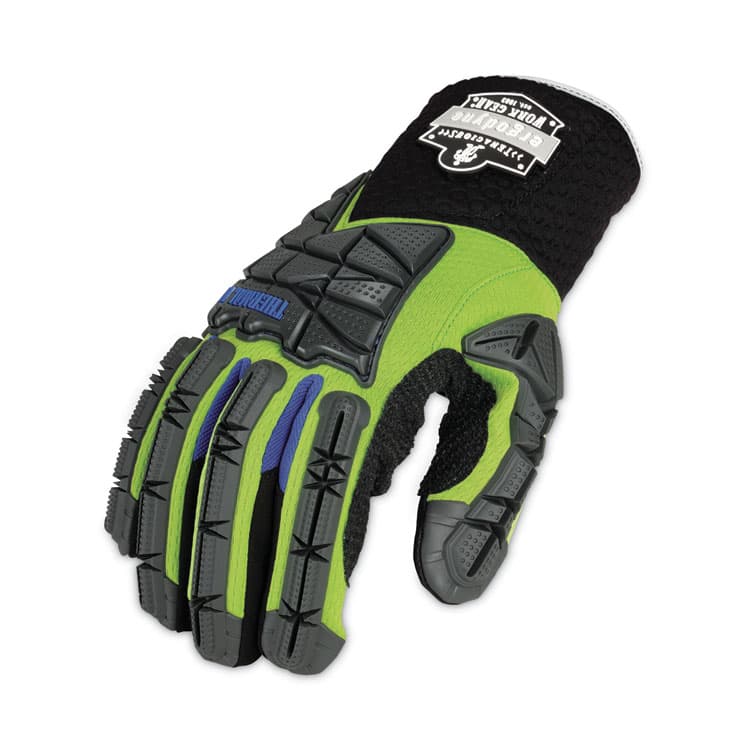 ERGODYNE CORPORATION ProFlex 925WP Performance Dorsal Impact-Reducing Thermal Waterproof Gloves, EN388: 3323XP, Medium, Black/Lime, Pair (EGO18103) thumbnail 4