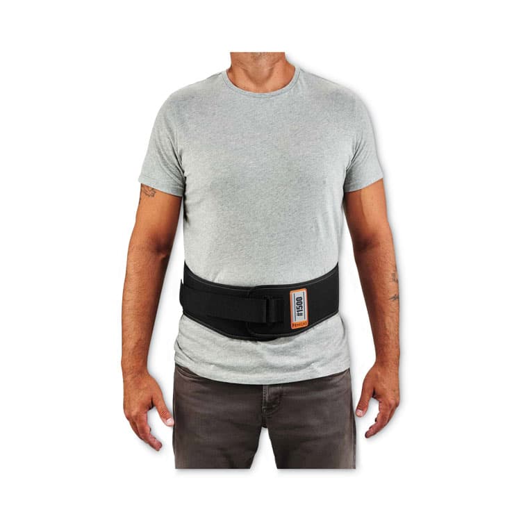 ERGODYNE CORPORATION ProFlex 1500 Weight Lifters Style Back Support Belt, Medium, 30" to 34" Waist, Black (EGO11472) thumbnail 4