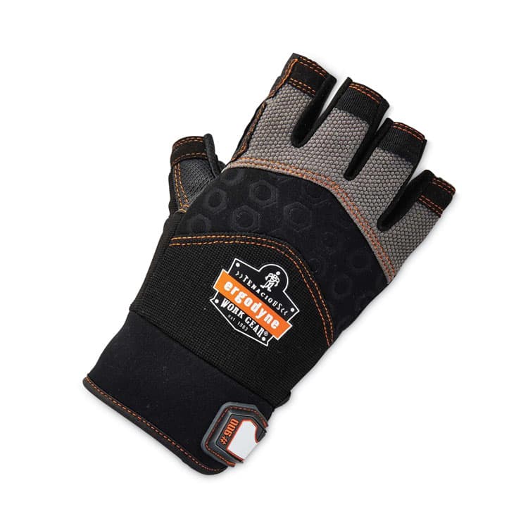 ERGODYNE CORPORATION ProFlex 900 Half-Finger Impact Gloves, EN388: 1121X, XX-Large, Black, Pair (EGO17696) thumbnail 4