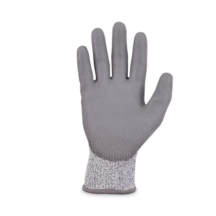 ERGODYNE CORPORATION ProFlex 7030 ANSI A3 PU Coated CR Gloves, EN388: 4X42C, 9" Long, Large, Gray, 12 Pairs (EGO10454) thumbnail 4