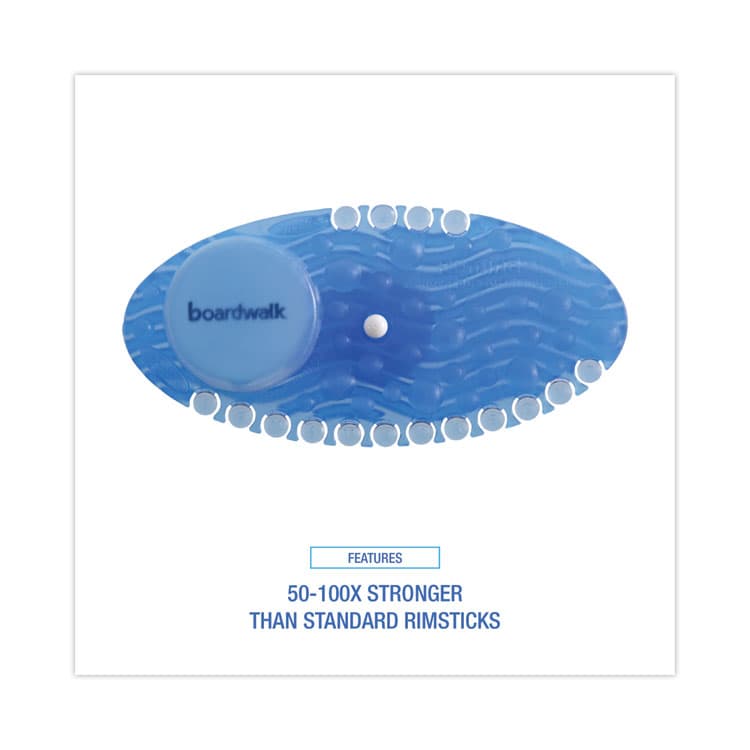 BOARDWALK Curve Solid Air Freshener, Cotton Blossom, Blue, 10/Box (BWKCURVECBL) thumbnail 2