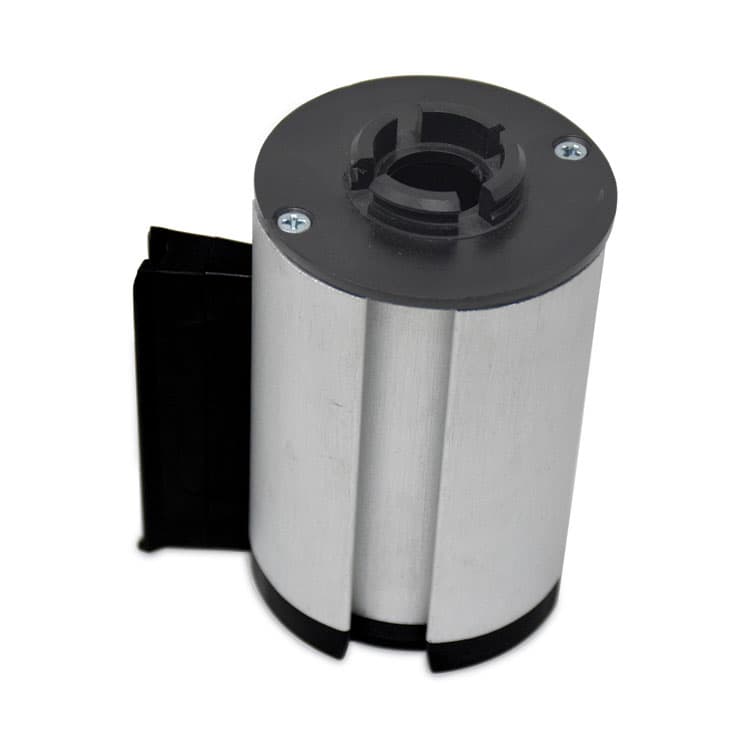 RUBBERMAID COMMERCIAL PROD. Cone Barricade System Replacement Belt Cassette, 7 ft, Yellow/Black/Silver (SGSFG6287L10000) thumbnail 2