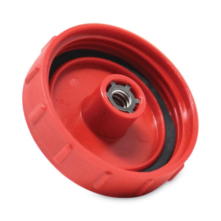 RUBBERMAID COMMERCIAL PROD. HYGEN PULSE Cleaning System Replacement Bottle Cap, Plastic, 2" Diameter x 1.75" h, Red (SGSFGQ969L10000) thumbnail 3