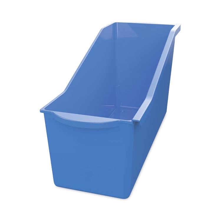 DEFLECTO CORPORATION Antimicrobial Book Bin, 14.2 x 5.34 x 7.35, Blue (DEF39508BLU) thumbnail 2