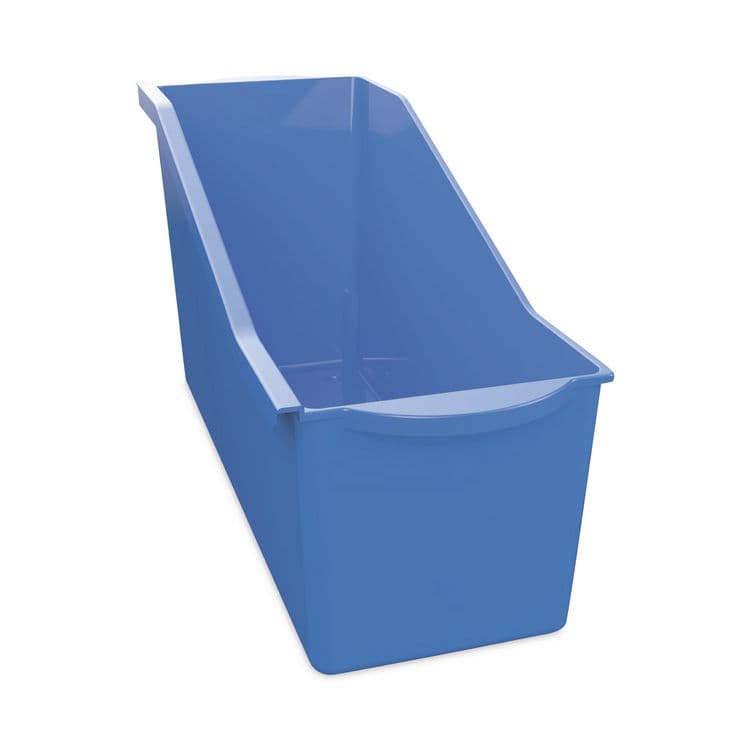 DEFLECTO CORPORATION Antimicrobial Book Bin, 14.2 x 5.34 x 7.35, Blue (DEF39508BLU)