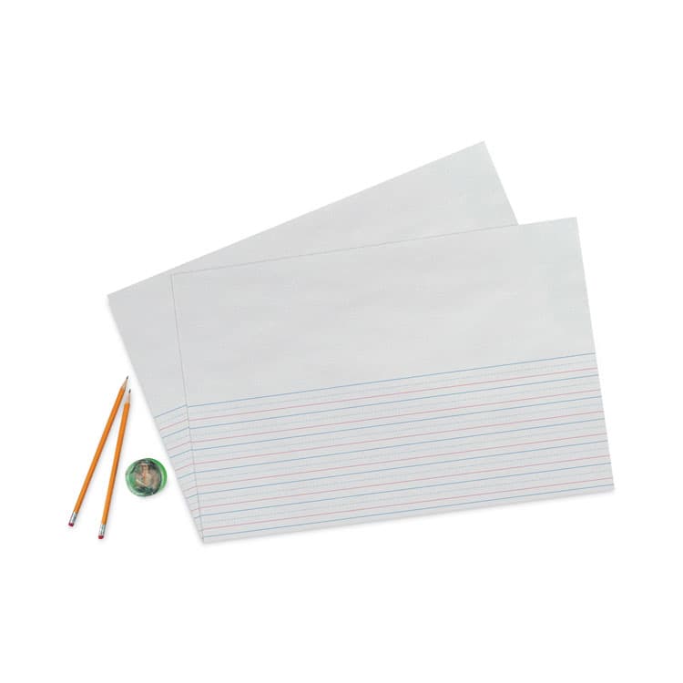 PACON CORPORATION Multi-Program Picture Story Paper, 30 lb Bond Weight, 5/8" Long Rule, Two-Sided, 12 x 18, 250/Pack (ZNBZP2694) thumbnail 3