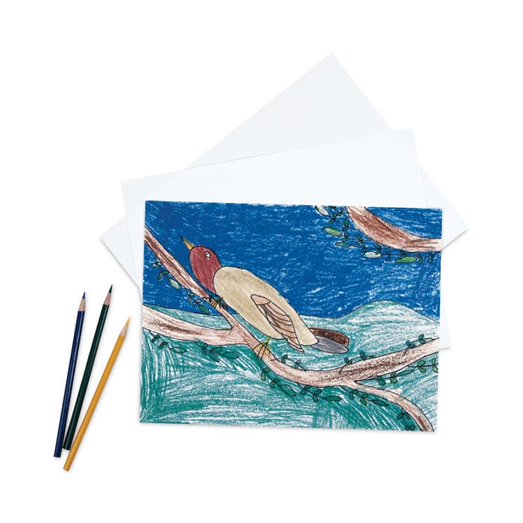 PACON CORPORATION White Drawing Paper, 78 lb Text Weight, 9 x 12, Pure White, 500/Ream (PAC4809) thumbnail 3