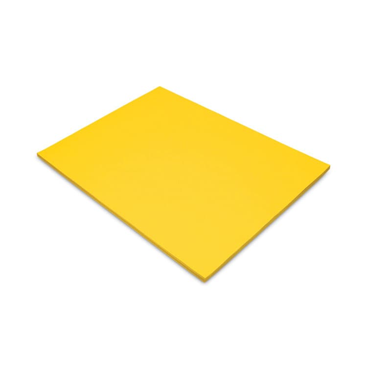 PACON CORPORATION Tru-Ray Construction Paper, 76 lb Text Weight, 18 x 24, Yellow, 50/Pack (PAC103068) thumbnail 2