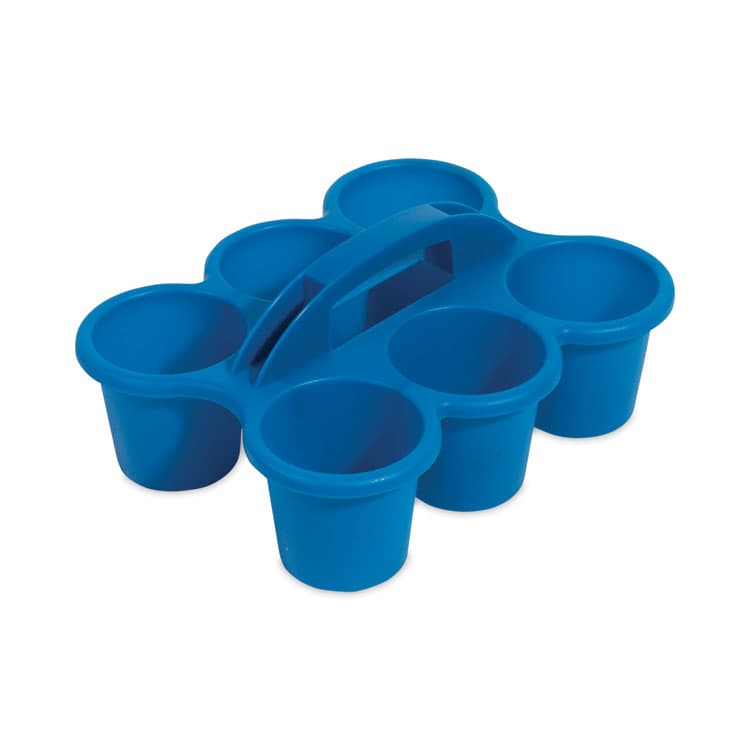 DEFLECTO CORPORATION Little Artist Antimicrobial Six-Cup Caddy, Blue (DEF39509BLU)