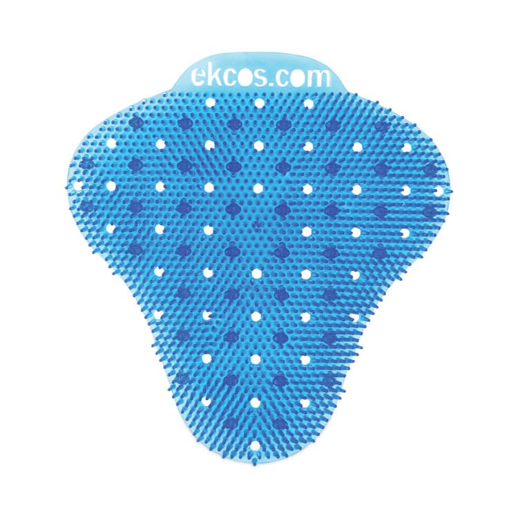 DIVERSEY ekcoscreen Urinal Screens, Fresh Scent, Blue, 12/Carton (DVOEKS3B12)