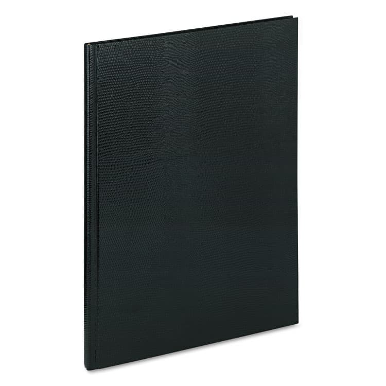 REDIFORM OFFICE PRODUCTS Executive Notebook with Ribbon Bookmark, 1-Subject, Medium/College Rule, Black Cover, (75) 10.75 x 8.5 Sheets (REDA1081) thumbnail 2