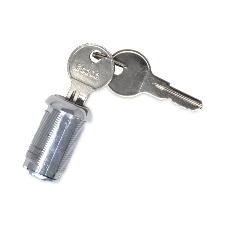 RUBBERMAID COMMERCIAL PROD. Replacement Lock and Keys for Housekeeping Carts, Silver (SGSFG6191L10000) thumbnail 4