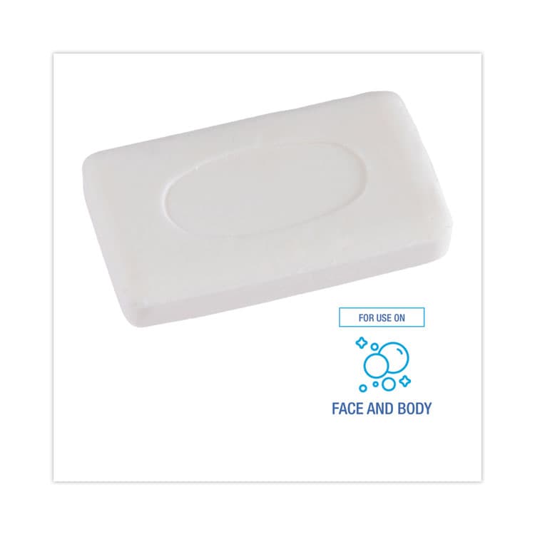 BOARDWALK Face and Body Amenity Soap, Paper Wrapped, Floral Scent, # 3 Bar, 144/Carton (BWKNO3SOAP) thumbnail 2