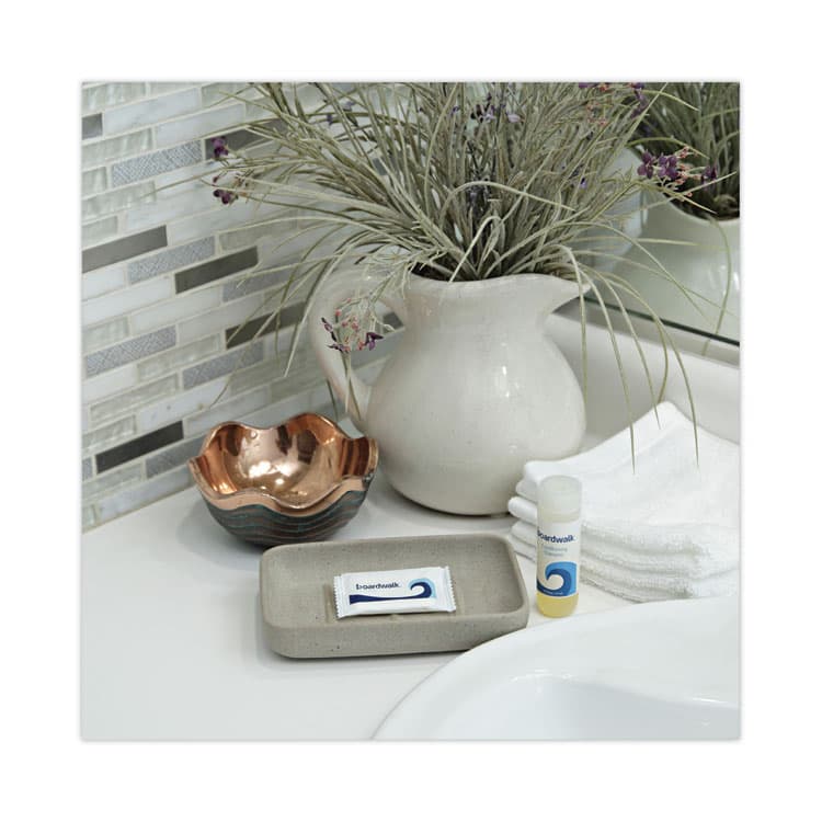 BOARDWALK Face and Body Amenity Soap, Flow Wrapped, Floral Scent, # 1/2 Bar, 1,000/Carton (BWKNO12SOAP) thumbnail 4