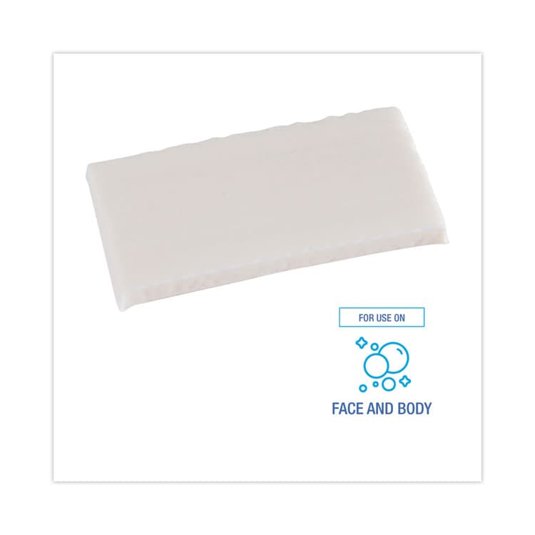 BOARDWALK Face and Body Amenity Soap, Flow Wrapped, Floral Scent, # 1 1/2 Bar, 500/Carton (BWKNO15SOAP) thumbnail 2
