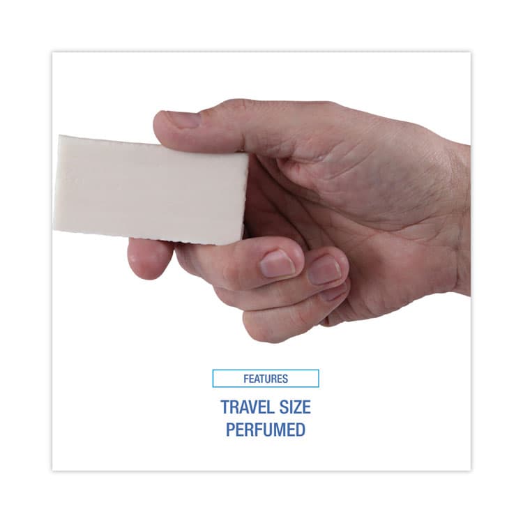BOARDWALK Face and Body Amenity Soap, Flow Wrapped, Floral Scent, # 1 1/2 Bar, 500/Carton (BWKNO15SOAP) thumbnail 3