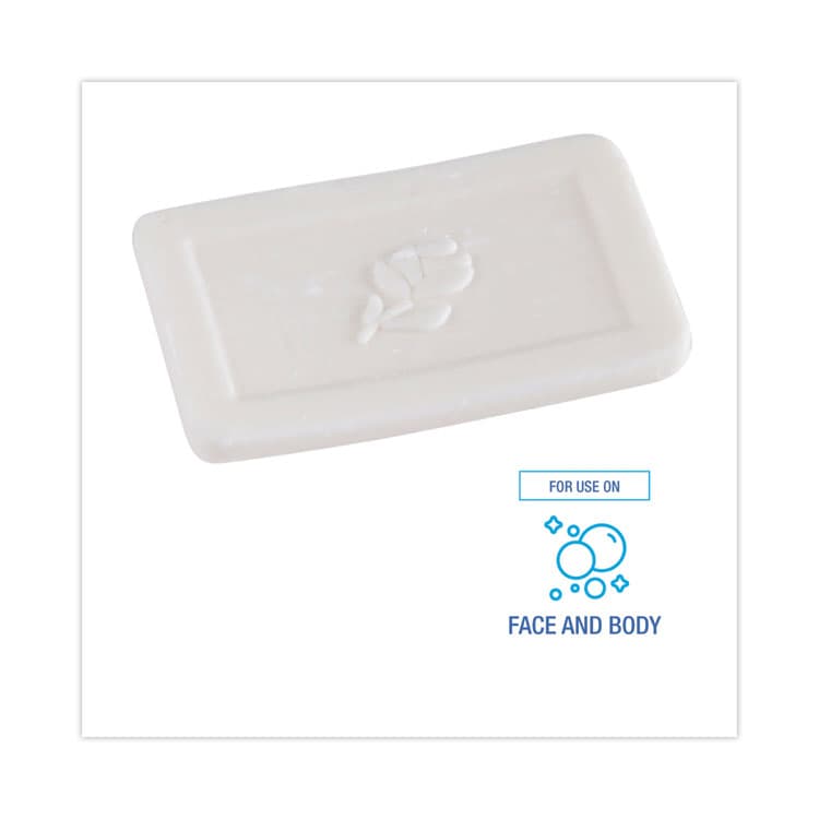 BOARDWALK Face and Body Amenity Soap, Flow Wrapped, Floral Scent, # 3/4 Bar, 1,000/Carton (BWKNO34SOAP) thumbnail 2