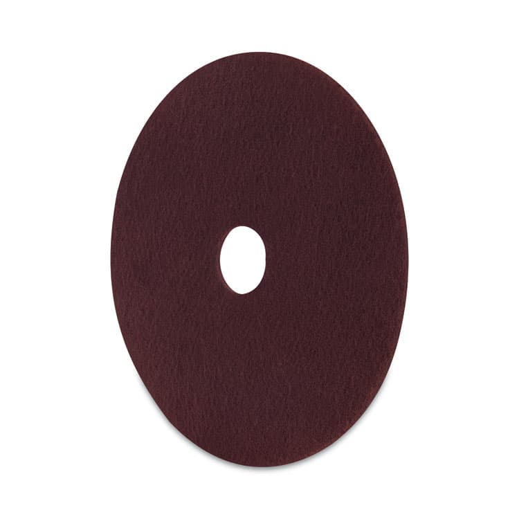 BOARDWALK Deep Scrub Pads, 20" Diameter, Maroon, 10/Carton (BWKSPP20) thumbnail 4