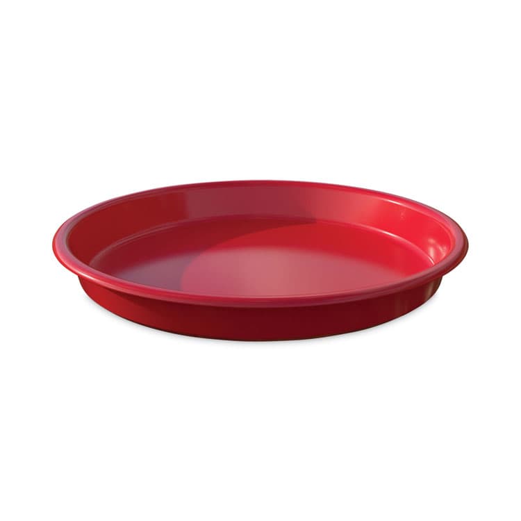 DEFLECTO CORPORATION Little Artist's Antimicrobial Craft Tray, 13" Dia., Red (DEF39514RED)