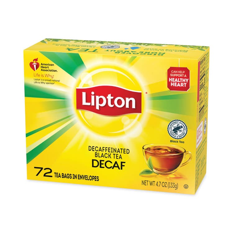 UNILEVER Tea Bags, Decaffeinated, 72/Box (LIP290)