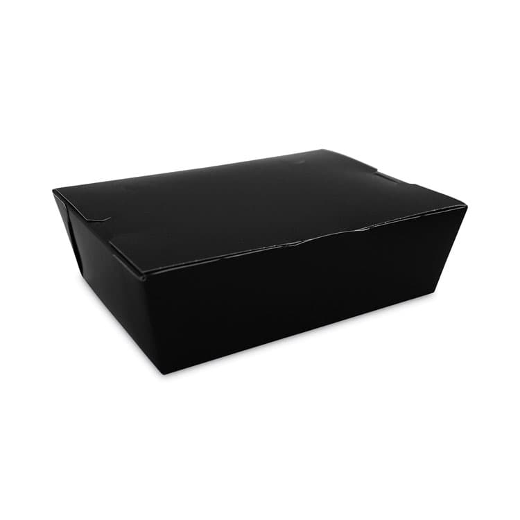 SOUTHERN CHAMPION TRAY ChampPak Carryout Boxes, 7.75 x 5.5 x 2.5, Black, Paper, 200/Carton (SCH0753)