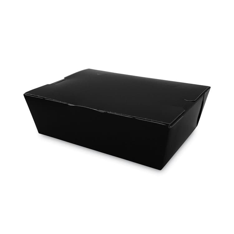 SOUTHERN CHAMPION TRAY ChampPak Carryout Boxes, 7.75 x 5.5 x 2.5, Black, Paper, 200/Carton (SCH0753) thumbnail 3