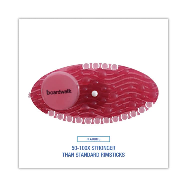 BOARDWALK Curve Solid Air Freshener, Spiced Apple, Red, 10/Box (BWKCURVESAP) thumbnail 2