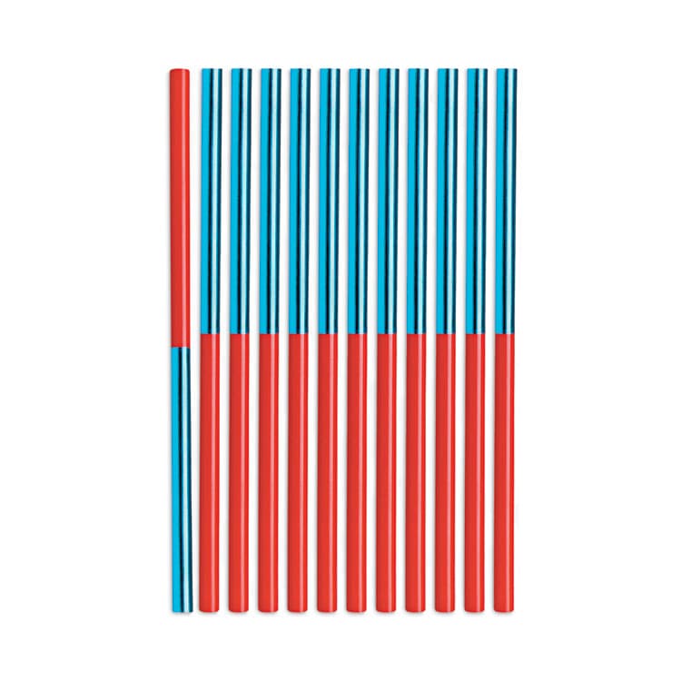 SANFORD Verithin Dual-Ended Two-Color Pencils, 2 mm, Blue/Red Lead, Blue/Red Barrel, Dozen (SAN02456) thumbnail 4