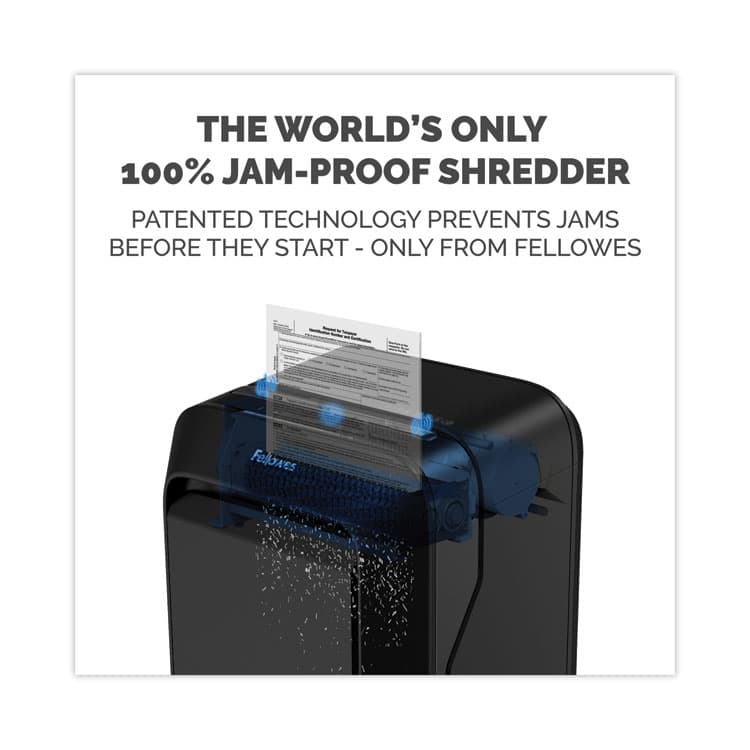 FELLOWES MFG. CO. Powershred LX210 Micro-Cut Shredder, 16 Manual Sheet Capacity, Black (FEL5015201) thumbnail 2