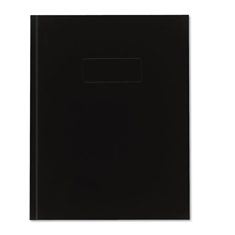 REDIFORM OFFICE PRODUCTS Business Notebook with Self-Adhesive Labels, 1-Subject, Medium/College Rule, Black Cover, (192) 9.25 x 7.25 Sheets (REDA9) thumbnail 2