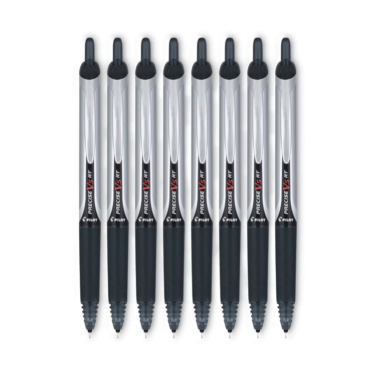 PILOT CORP. OF AMERICA Precise V5RT Rollerball Pen, Retractable, Extra-Fine 0.5 mm, Black Ink, Black Barrel (PIL26062) thumbnail 3