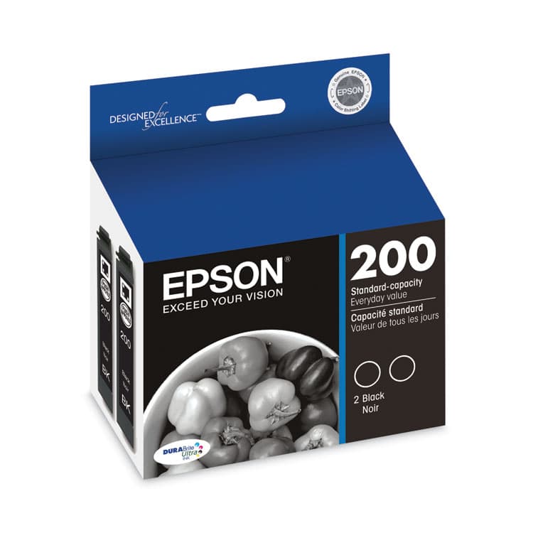 EPSON AMERICA, . T200120D2 (T200) DURABrite Ultra Ink, 175 Page-Yield, Black (EPST200120D2) thumbnail 2