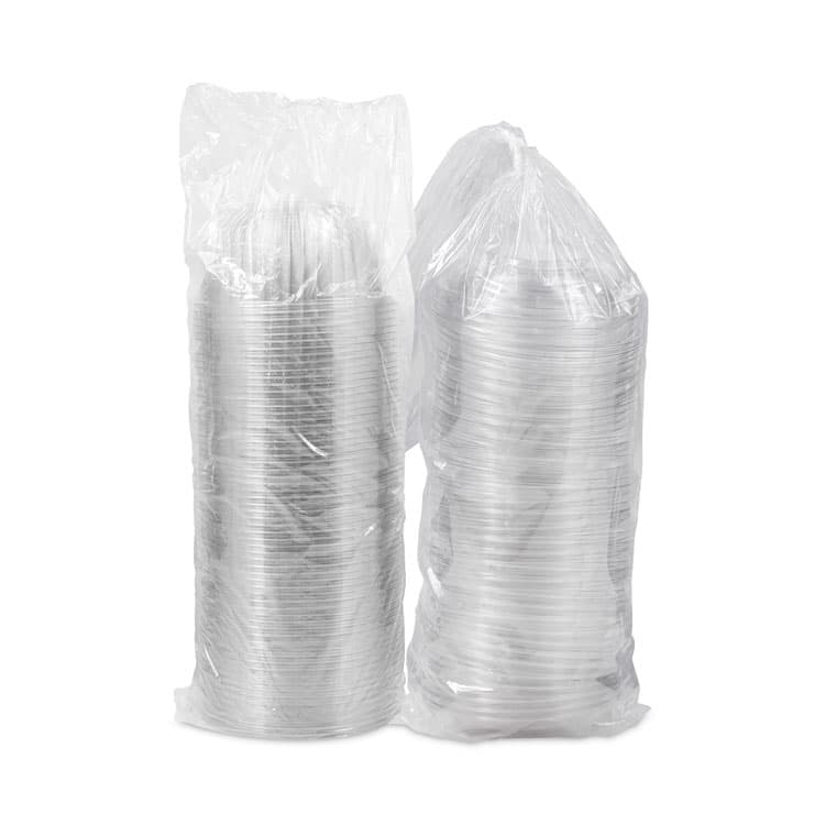 DART PresentaBowls Bowl/Lid Combo-Paks, 48 oz, Clear, Plastic, 126/Carton (DCCC48BCD) thumbnail 3
