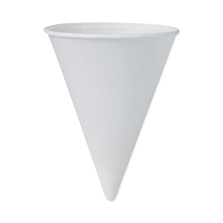 DART Cone Water Cups, ProPlanet Seal, 4 oz, Paper, White, 200/Pack (SCC4BR)