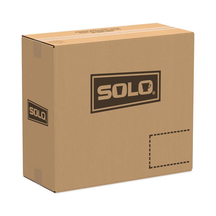 DART Creative Carryouts OctaView Hinged Lid Containers, 7.5 x 8 x 2.4, Black/Clear, Plastic, 100/Carton (SCC865045AP94) thumbnail 2