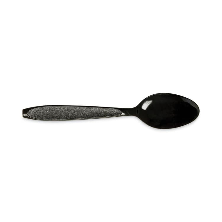 DART Impress Heavyweight Full-Length Polystyrene Cutlery, Spoon, Plastic, Black, 1,000/Carton (SCCHSKT) thumbnail 4