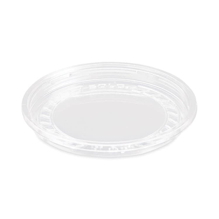 DART Bare Eco-Forward RPET Deli Container Lids, Recessed Lid, Fits 8 oz Containers, Clear, Plastic, 50/Pack, 10 Packs/Carton (SCCLG8R)