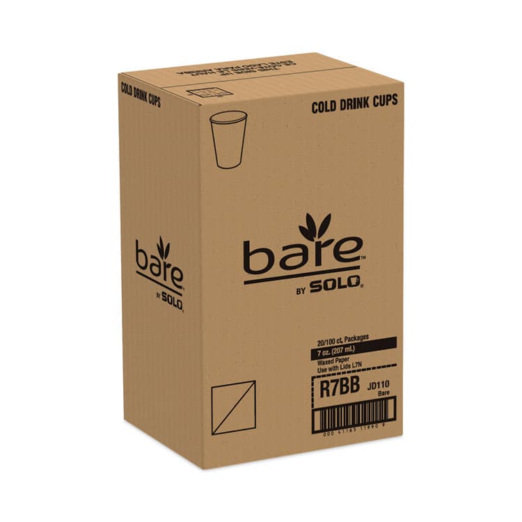 DART Symphony Design Paper Water Cups, 5 oz, 100/Pack (SCCR53SYMPK) thumbnail 2