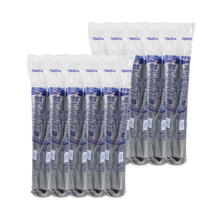 DART Traveler Cappuccino Style Dome Lid, Fits 8 oz Hot Cups, Plastic, Black, 1,000/Carton (SCCTL38B2) thumbnail 4